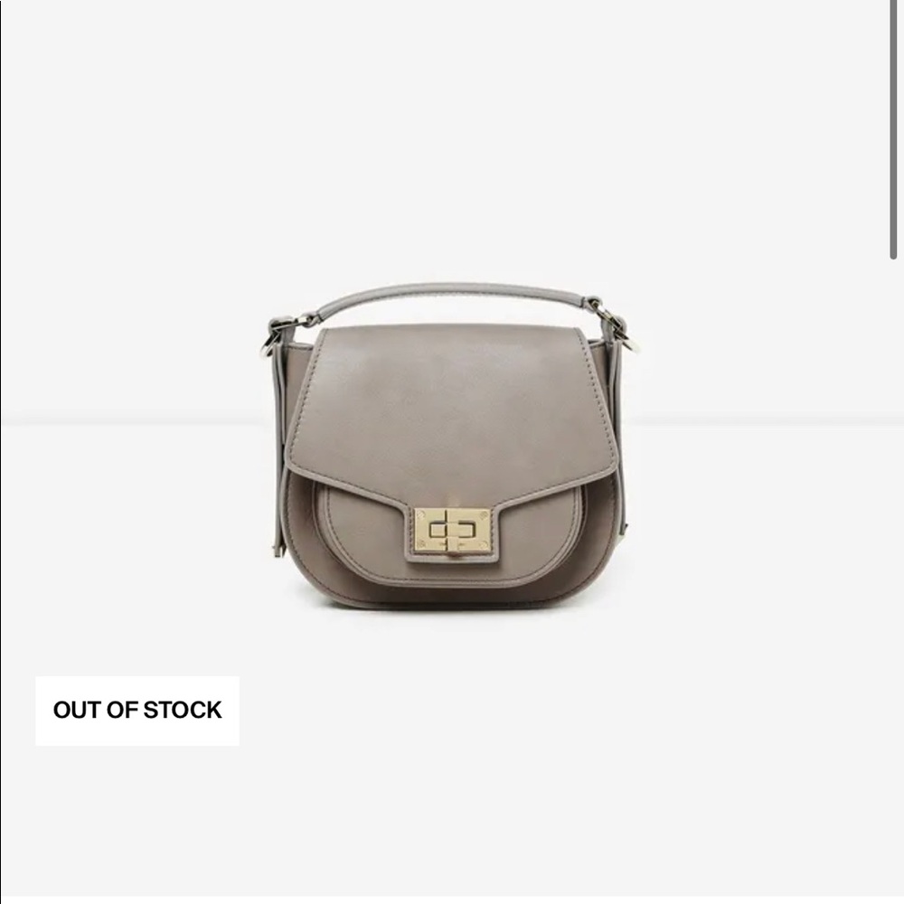 The Kooples Grey Small Hobo Bag